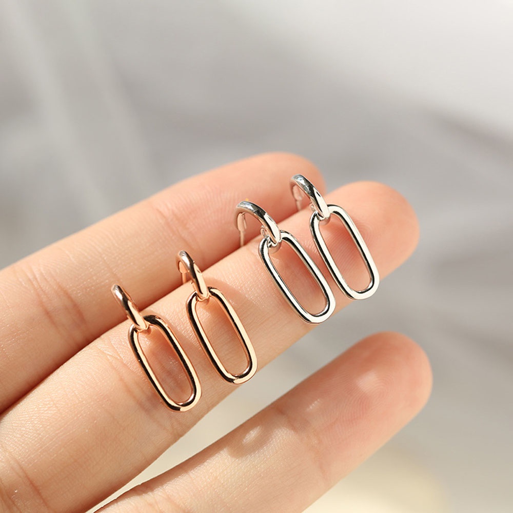 Khuyên Tai Hình Tròn Nhiều Màu Đơn Giản Thời Trang Cho Nữ