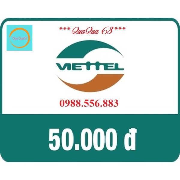 Thẻ Cào Viettel 50K Siêu Rẻ