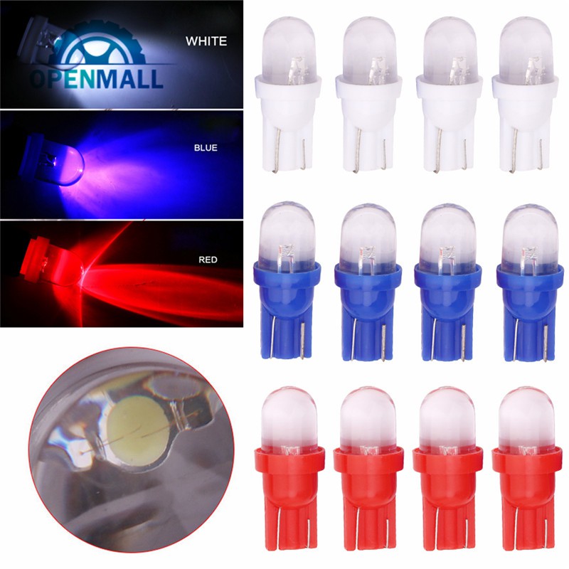 Set 10 đèn LED T10 12V gắn bảng số xe hơi chuyên dụng