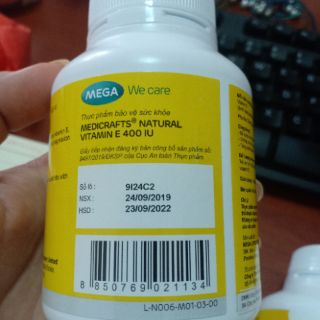 Viên uống Vitamin E