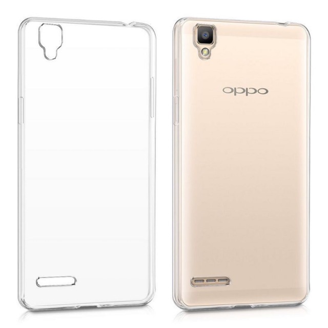 Ốp lưng Silicon trong suốt Oppo F1