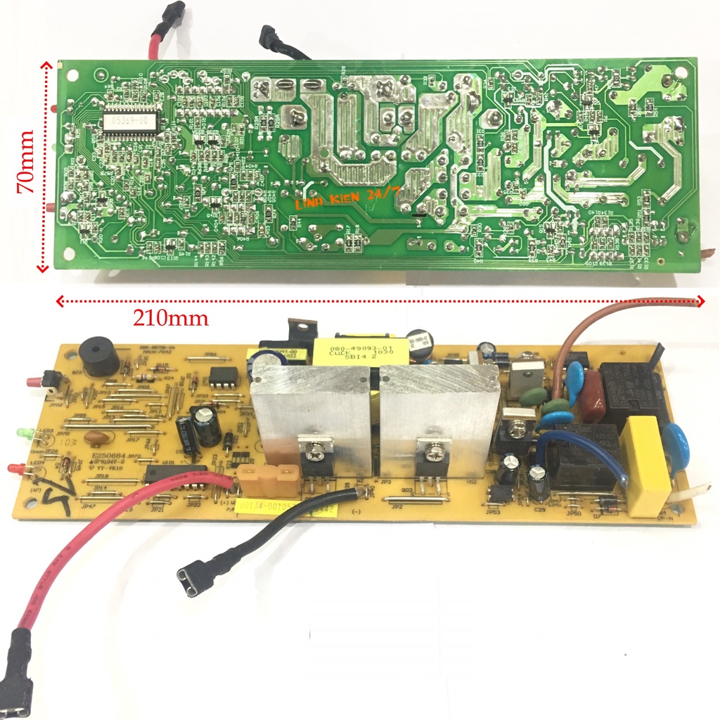 Bo Mạch Bộ Lưu Điện UPS Chuyển Nguồn 12V Lên 220VAC Santak TG500 Chế Inverter