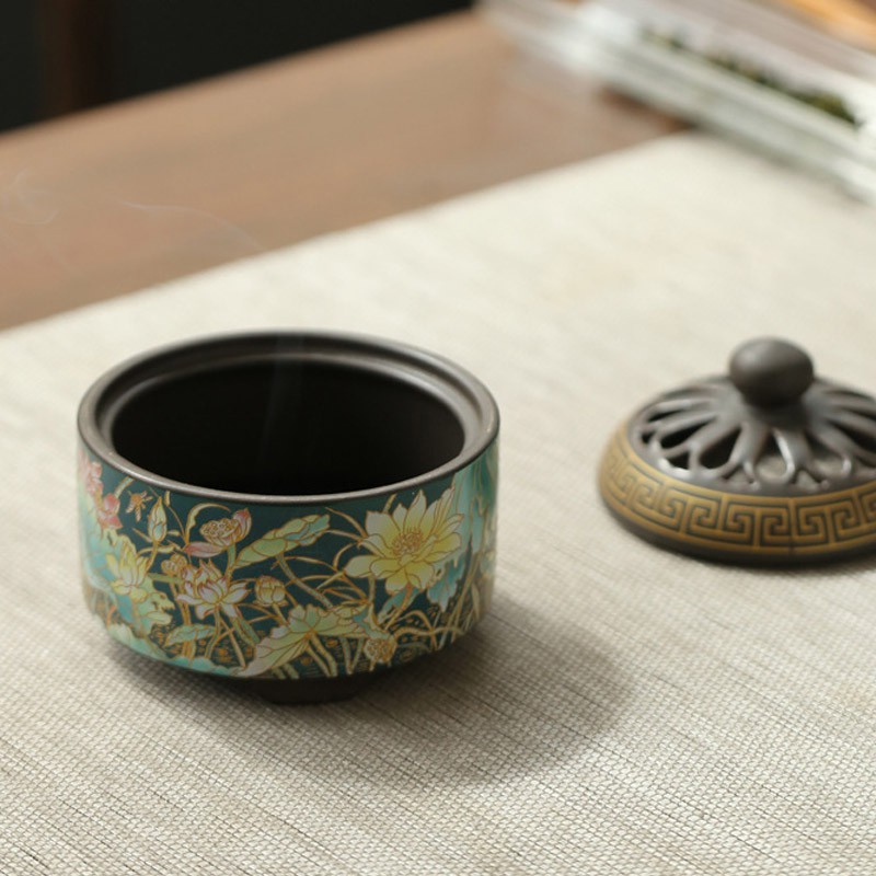 lư hương gốm sứ thiết kế lư hương Vật phẩm phong thủy [ chọn mẫu ] lư xông trầm hương đỉnh đốt nhang gốm sứ | BigBuy360 - bigbuy360.vn