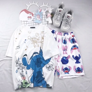 FULL SET SHORT CARTOON STICH 🍭🍭🍭