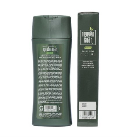 Dầu gội dược liệu Nguyên Xuân chai Xanh 200ml - dưỡng da đầu, giúp tóc khỏe, mềm mại, giảm tóc gãy rụng - cvspharmacy
