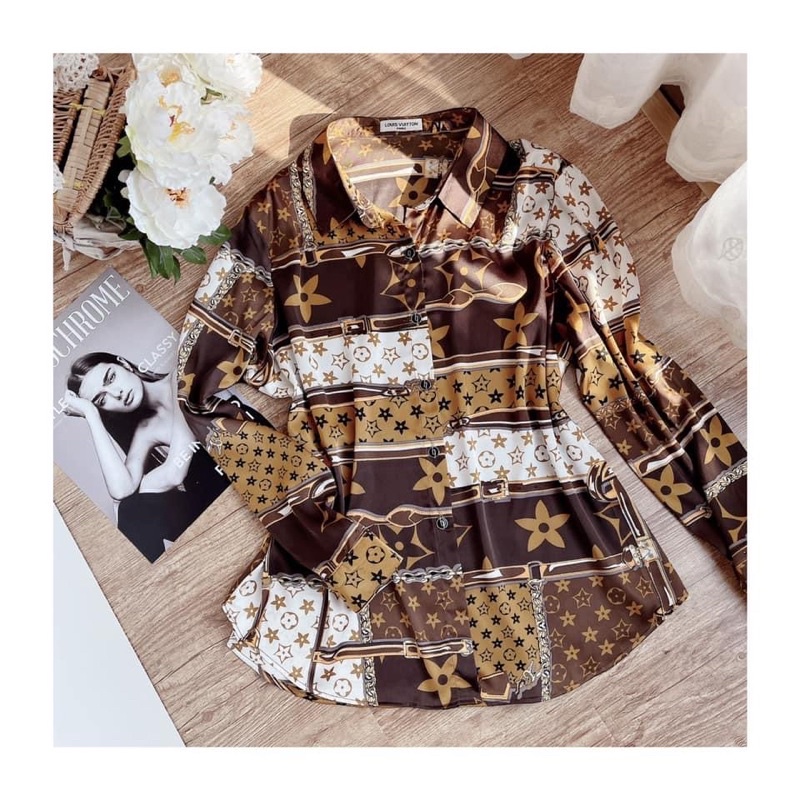 Áo sơ mi nữ công sở, áo đi học thời trang sang chảnh quý phái dễ phối đồ - Gem Fashion