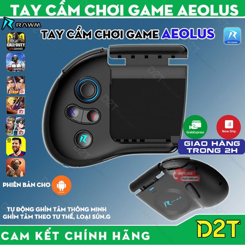 Tay cầm chơi game AEOLUS chơi PUBG, Call of Duty nhận dạng ghìm tâm thông minh cho các điện thoại Androi