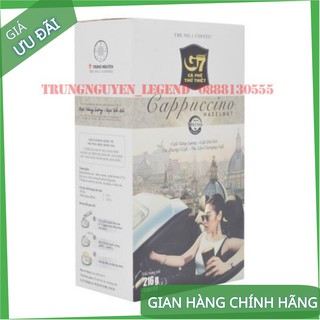 [Chính hãng - Có tem] Cà phê G7 Cappuccino hương Hazenut - Hộp 12 gói - Cà phê Trung Nguyên G7 - Cà phê Hòa tan