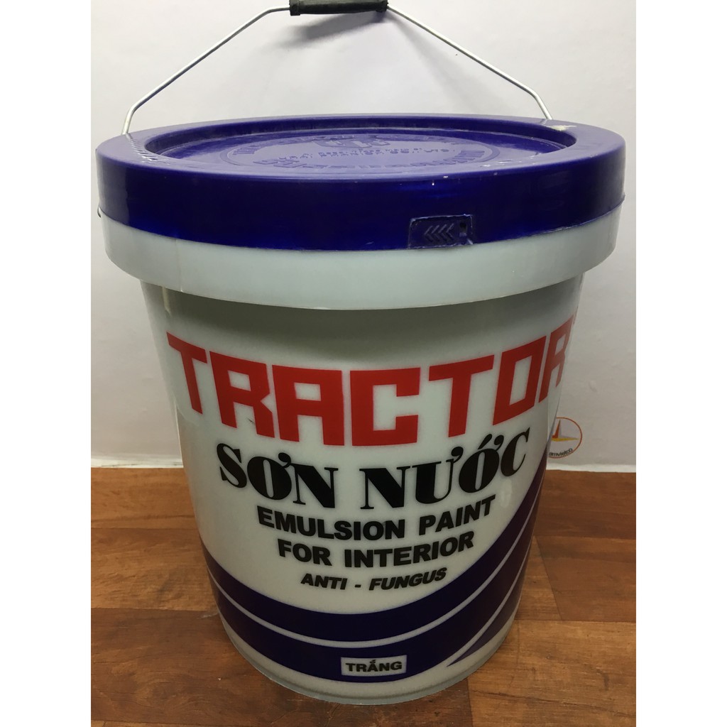 Sơn nước nội thất màu trắng TRACTOR 17,5L