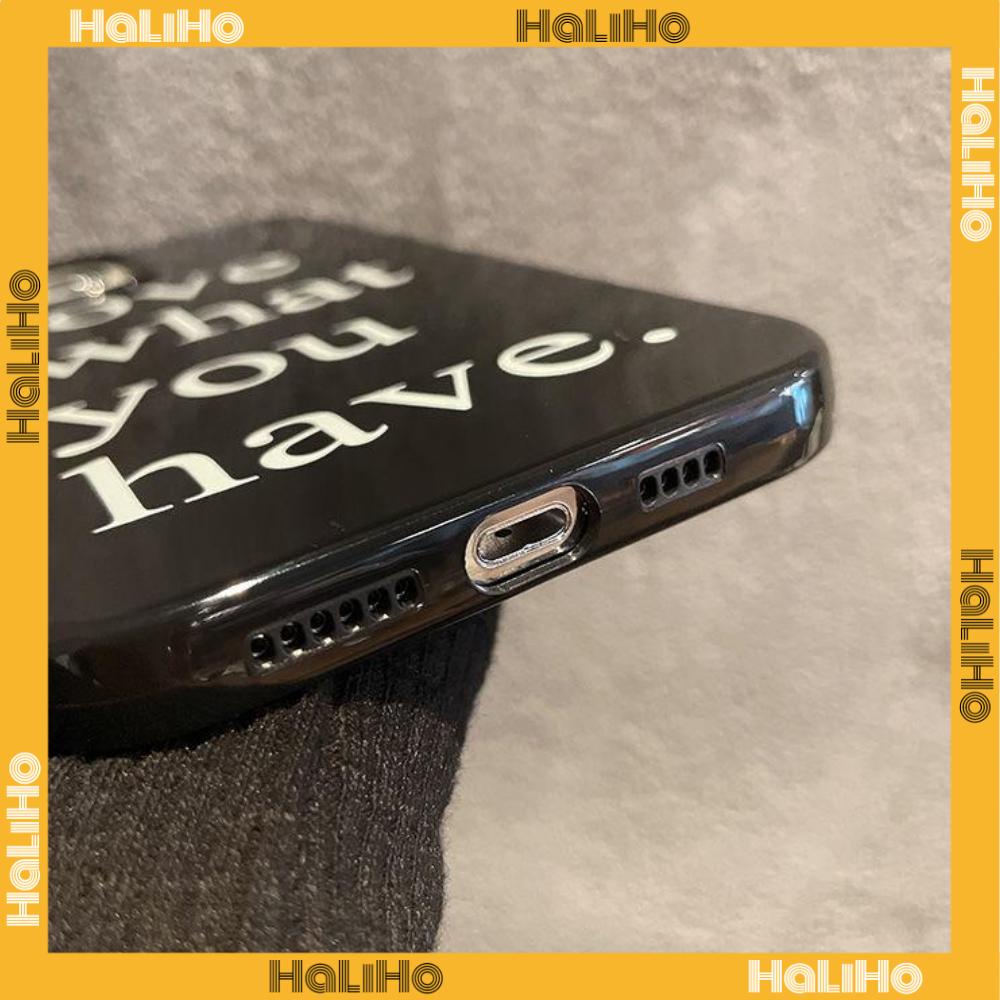 iPhone Case Silicone Soft Case Black TPU Glossy Big Hole Camera Protection Shockproof English label For iPhone 13 Pro Max iPhone 12 Pro Max iPhone 11 Pro Max iPhone 7 Plus iPhone x