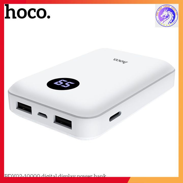 Pin Dự Phòng Hoco BDY02 Dung Lượng 10000 Mah Nhỏ Nhắn Tiện Dụng Có Màn Hình LED - BH 12 Tháng