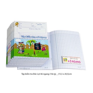 Tập kiểm tra 4 ô ly