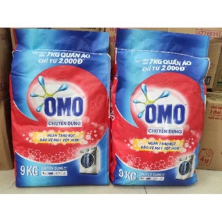 Bột Giặt OMO Chuyên Dụng 9kg( Dùng cho máy giặt cửa trên,cửa trước& giặt tay)