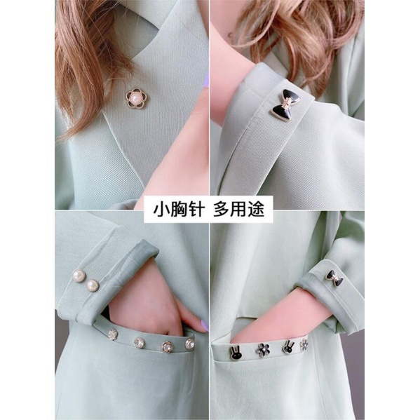 Set 20 Ghim Cài Áo Đính Ngọc Trai Nhân Tạo Thời Trang