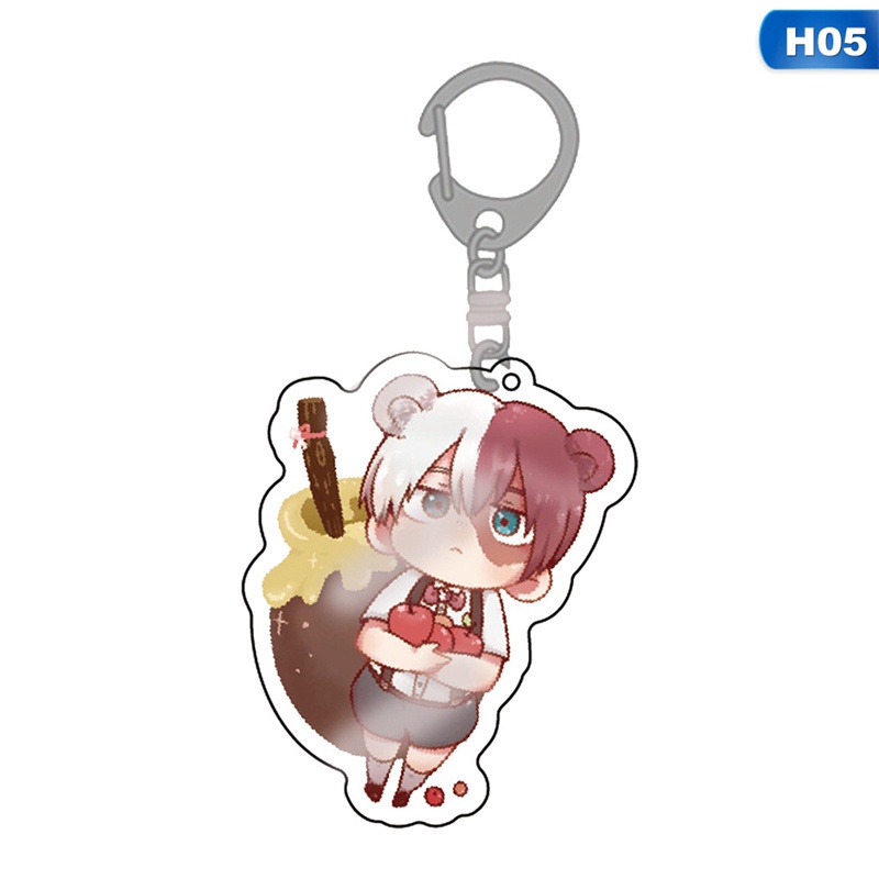 Móc khóa nhựa acrylic họa tiết hoạt hình My Hero Academia