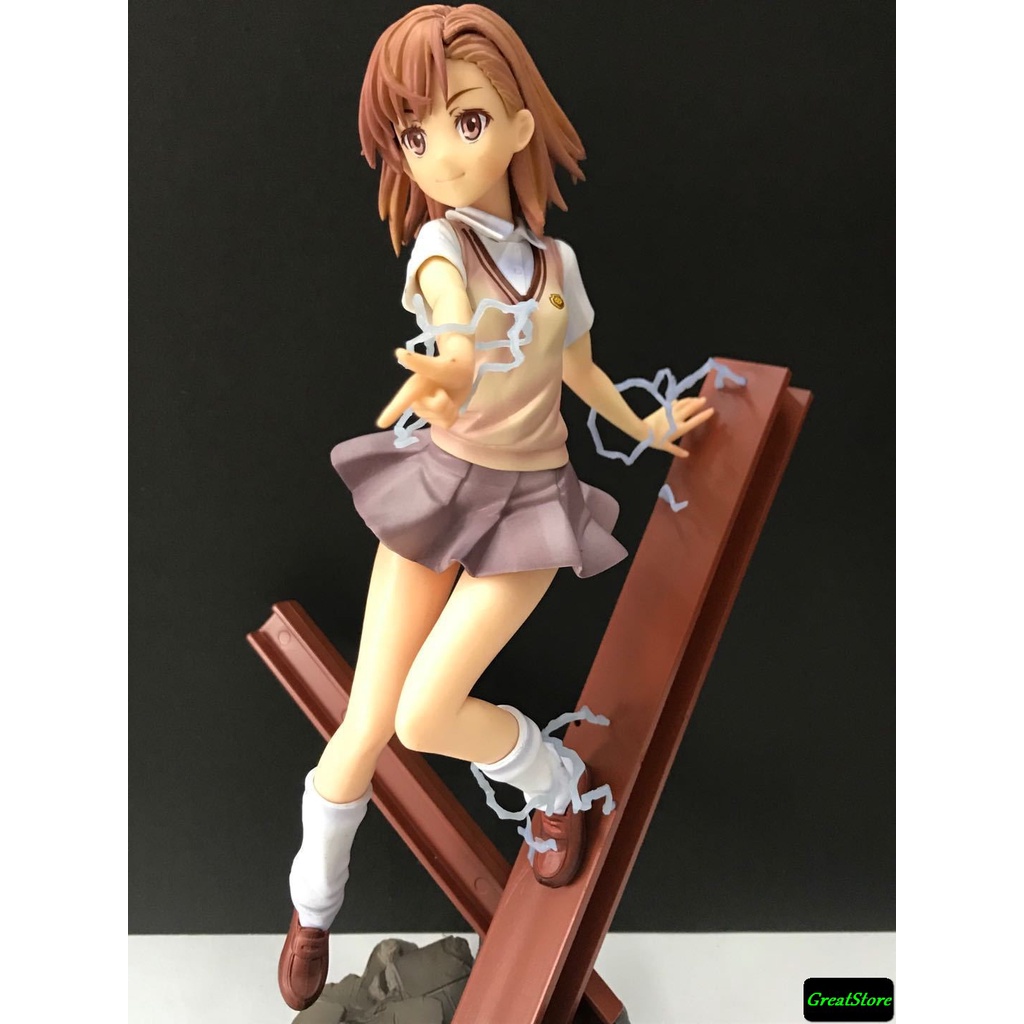 ( Sẵn ) Mô hình Figuer Anime MIKOTO MISAKA Tuyệt chiêu RailGun