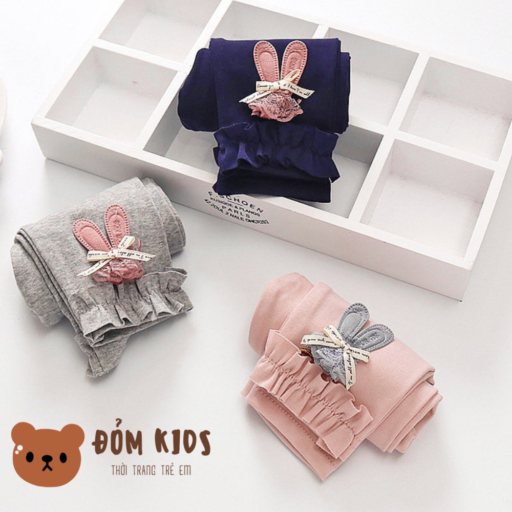 Quần legging cho bé, quần dài bé gái chất zip loại 1 không bai nhão không xù QUAN008