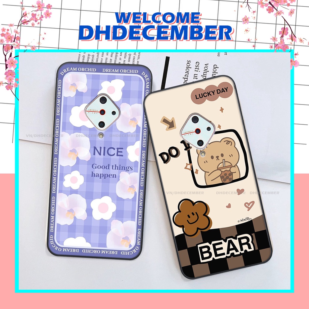 Ốp lưng Vivo S1 PRO in hình gấu K@ws, gấu nâu, dor@emon RẺ- ĐẸP- BỀN