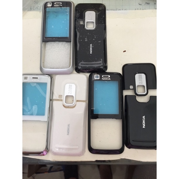 Vỏ nokia 6120c mặt trước nắp sau, vỏ có xương kèm phím và không phím