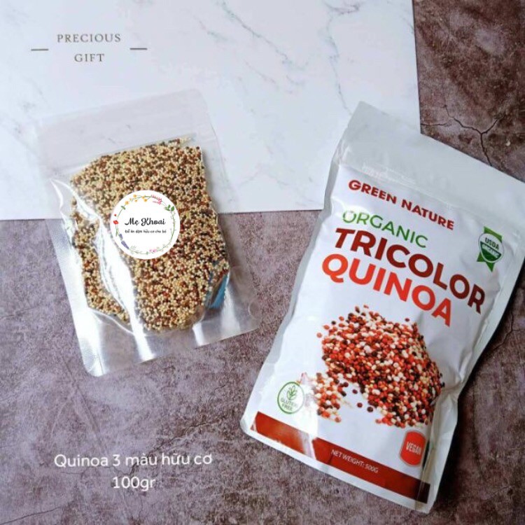 Quinoa 3 màu hữu cơ 100gr