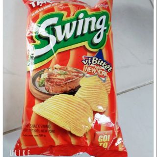 Bánh snack vị bít tết kiểu New York Swing gói 58g