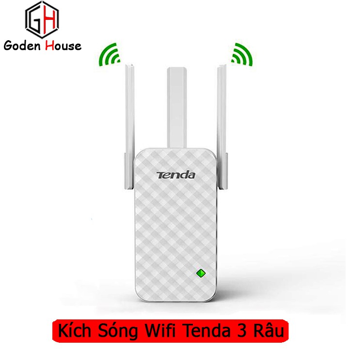 Bộ kích sóng Wifi Tenda A12 ba râu, bộ kích sóng wifi 3 râu cực khỏe tốc độ dẫn truyền lên đến 300mbs