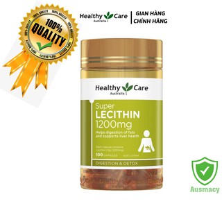 Mầm đậu nành Healthy Care Super Lecithin đẹp da, đào thải độc tố gan, cân bằng nội tiết tố,tăng vòng 1