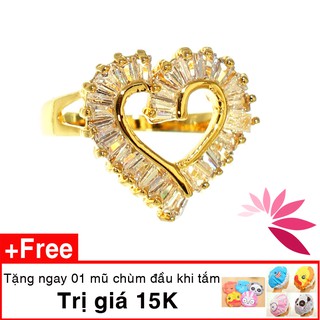 Nhẫn nữ mạ vàng cao cấp tặng kèm mũ 15k - MK377+MK312+MK378+MK403+MK375+MK308
