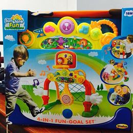 Cột lưới ném/thả bóng 4in1 Winfun 6001