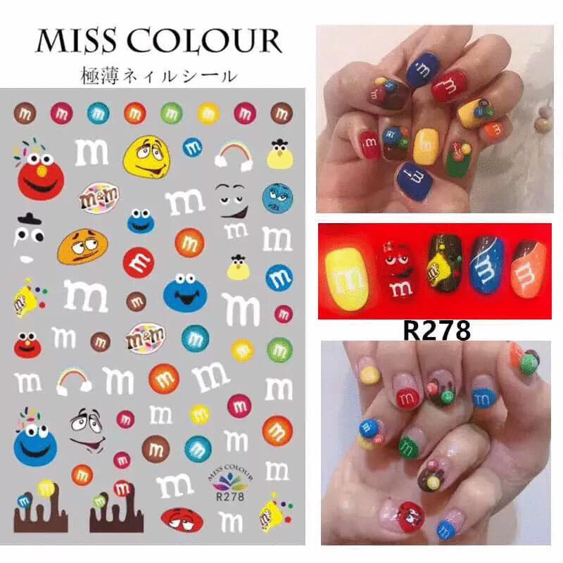 Sticker 3D nail - Hình dán móng tay