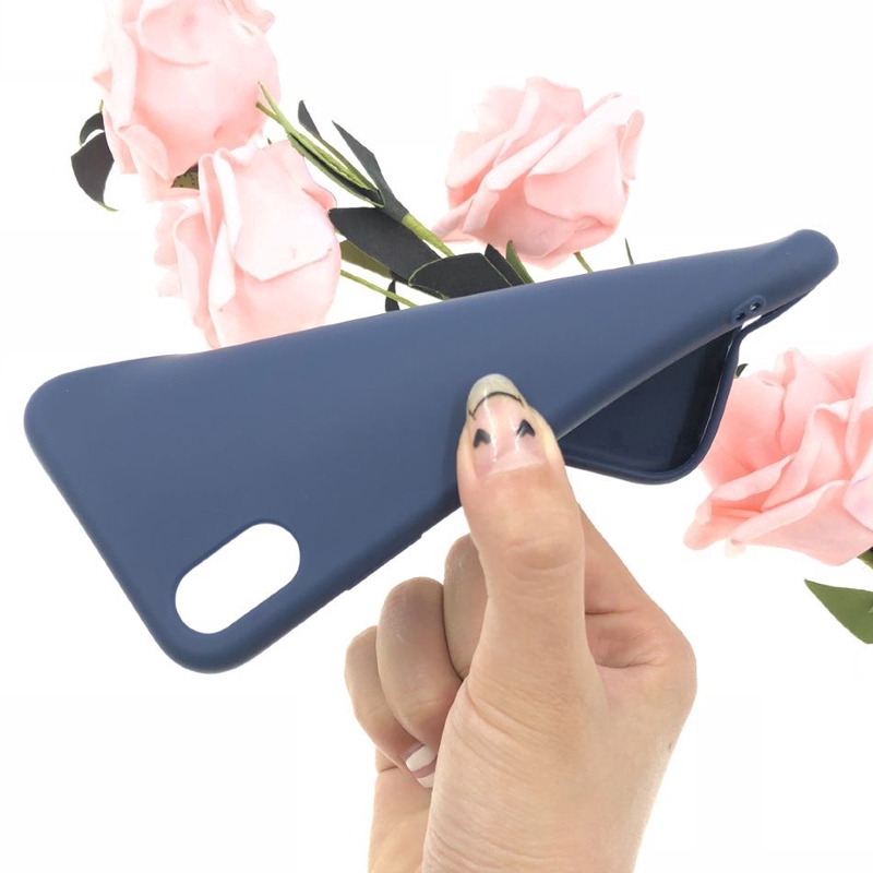 Ốp điện thoại mềm màu trơn phong cách cho Huawei Nova 4 4e 3 3e 3i 2S