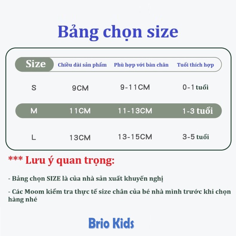 Set 3 đôi tất  Cotton có đế Chống Trượt bằng Silicon mềm mại cho bé trai, bé gái tập đi –