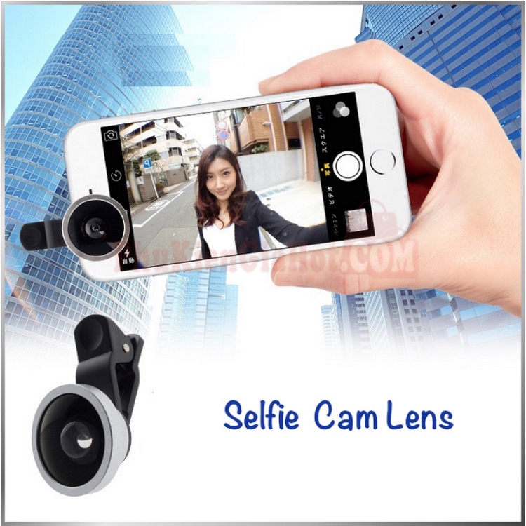 Lens Selfie Góc Rộng, Cực Đỉnh Tặng Túi Chống Sốc - Dùng Cho Điện Thoại - Ipad - Laptop