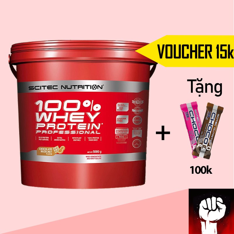 Whey Professional | Sữa Tăng Cơ Cho Người Tập Gym 5Kg - Scitec Whey Protein Professional 5Kg - Chính Hãng