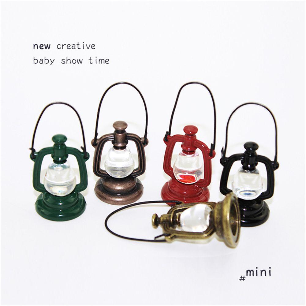RAINBOW Mô Hình Đèn Dầu Mini Trang Trí Nội Thất Nhà Búp Bê