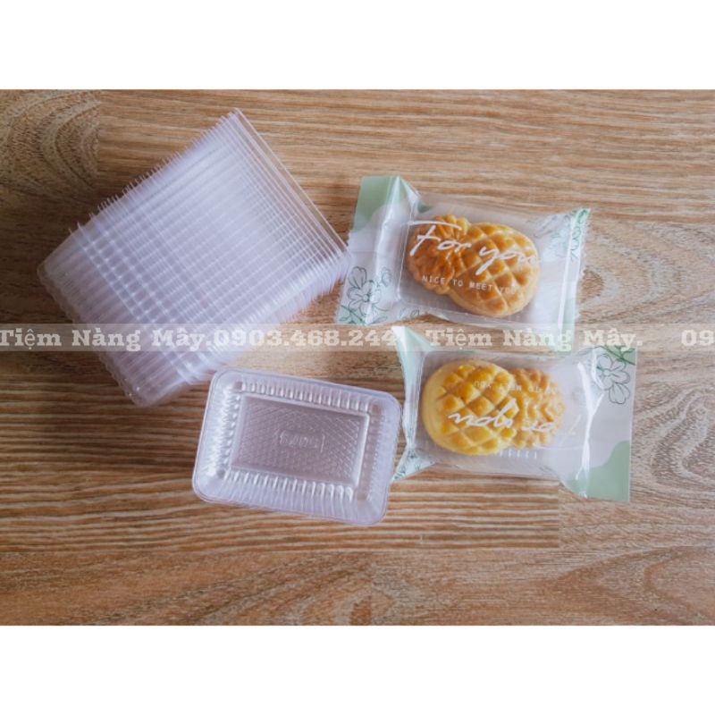 100 Khay đựng bánh dứa hoặc túi bánh dứa , bánh gạo lứt các mẫu