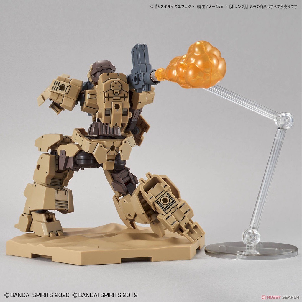 Mô hình lắp ráp giá đỡ trưng bày CUSTOMIZE EFFECT (BURST SCENE Ver.) [ORANGE] Bandai 03