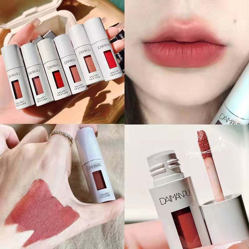 Son Môi Daimanpu Thiết Kế Ống Tròn Nhỏ Gọn Tiện Lợi