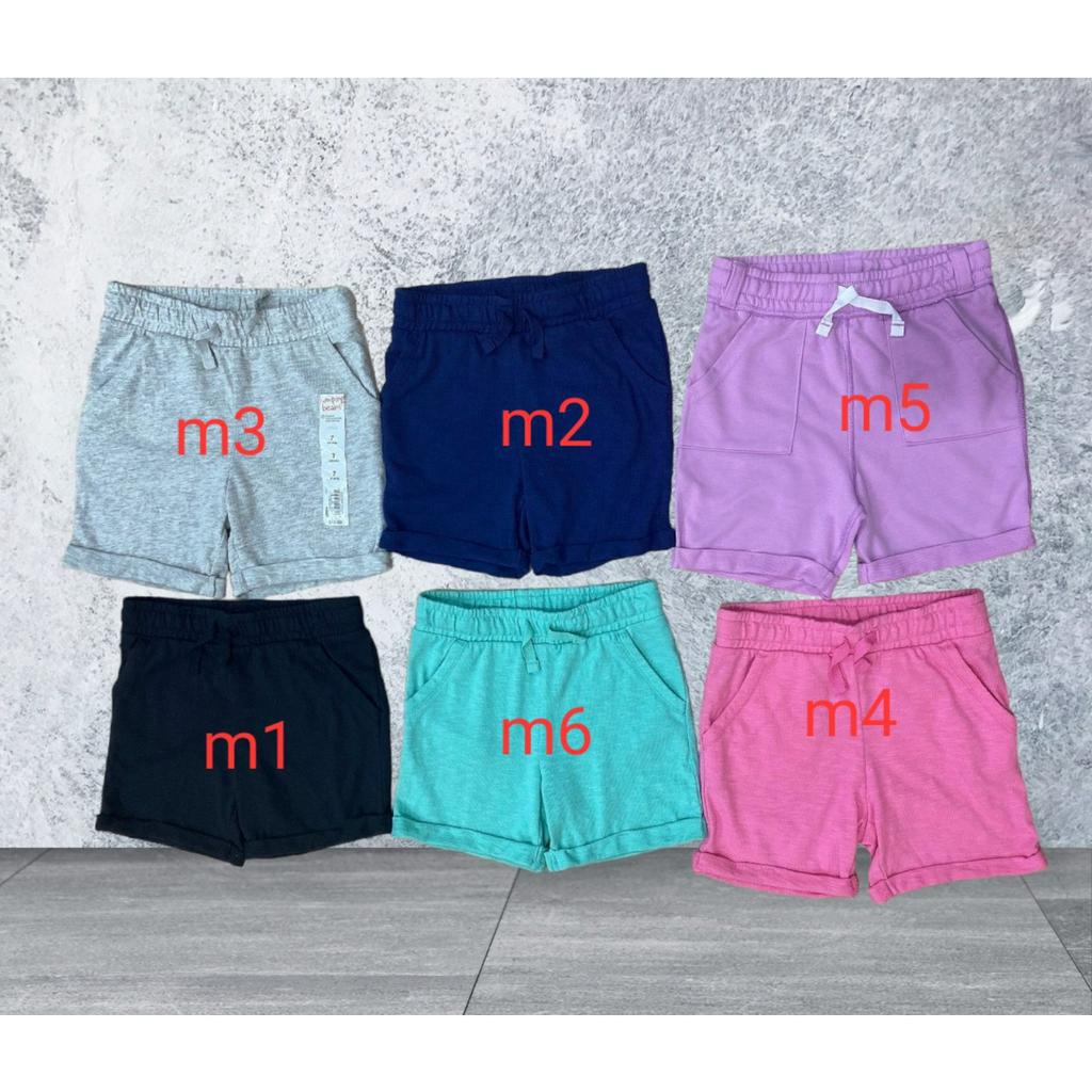 Quần short đùi bé xuất dư gái thun cotton da cá hiệu Jumpinging.
