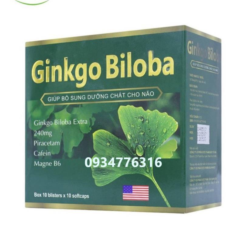✅ Viên uống bổ não GINKGO BILOBA 240mg