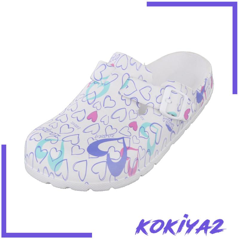 [KOKIYA2]1Pair Women Men Doctor Nurse Clog Mules Slipper Beach Shoes