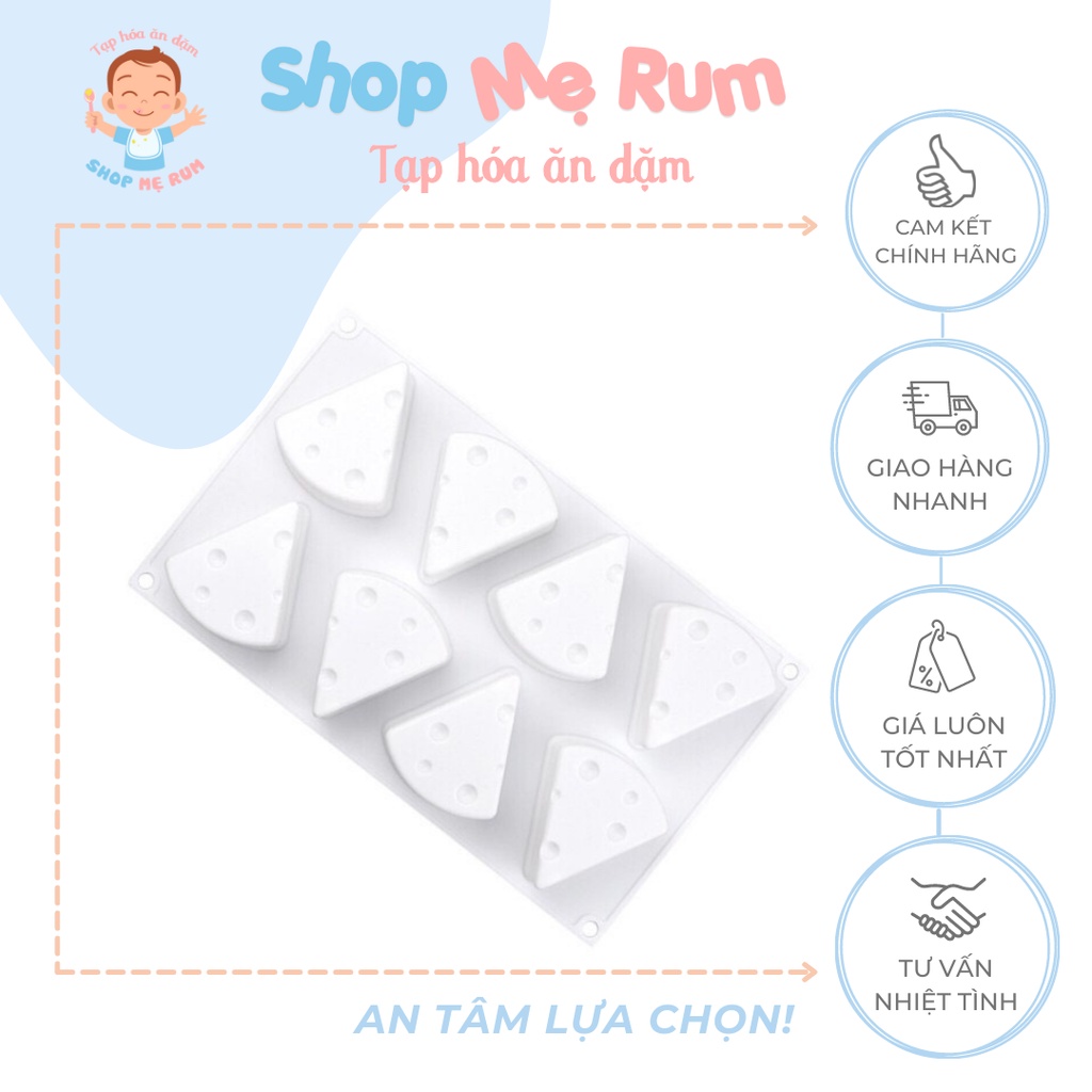 Khuôn Silicon Phô Mai