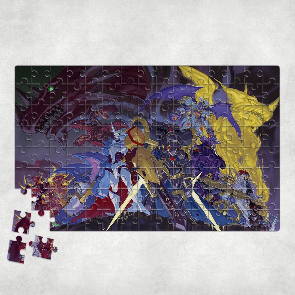 Tranh ghép hình DIGIMON - Mẫu 2 - Nhận in theo yêu cầu