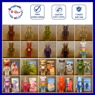 Chú gấu "bụng phệ" Bearbrick 100% Jelly Bean. MS: 02.