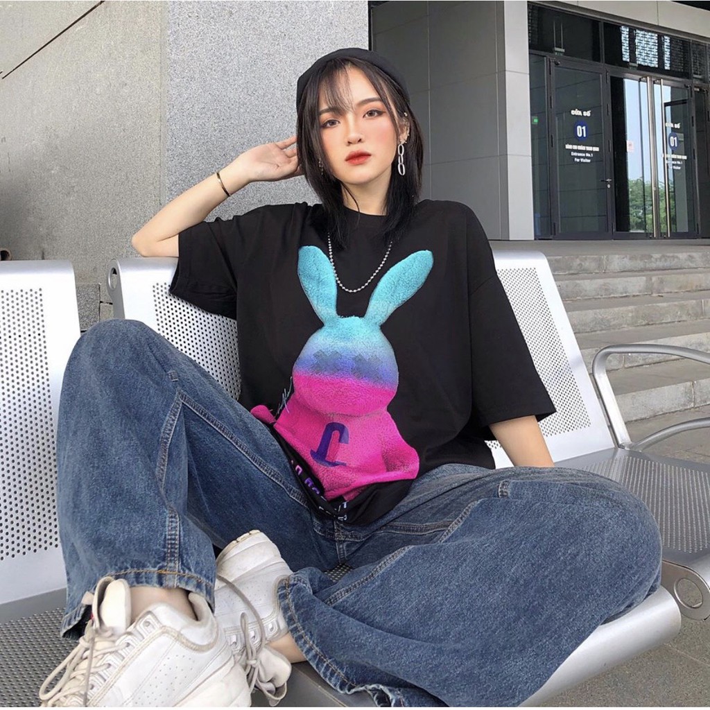 Áo Thun THỎ B.A.D Ulzzang Unisex 1hitshop | BigBuy360 - bigbuy360.vn