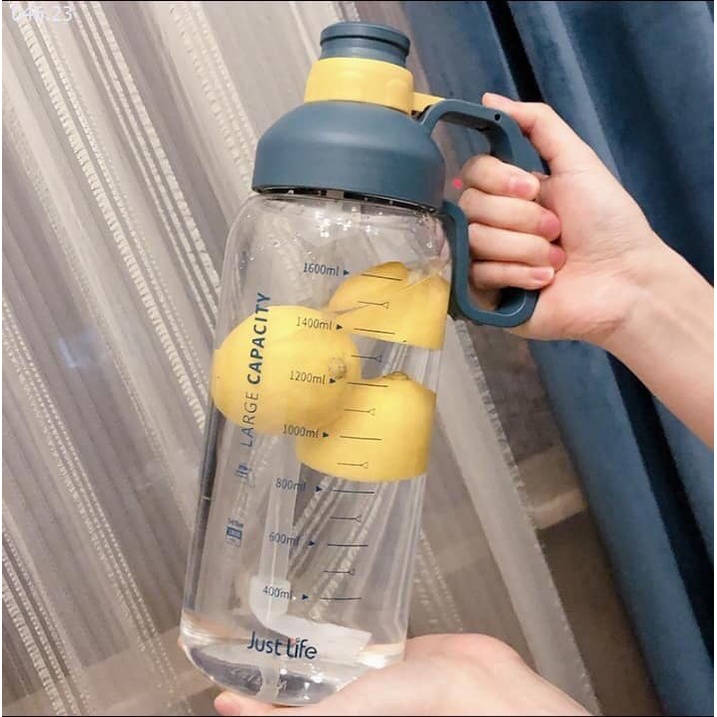 MVP2609 Bình Đựng Nước, Bình Nước 1800ml Phong Cách Thể Thao Có Ống Hút - King