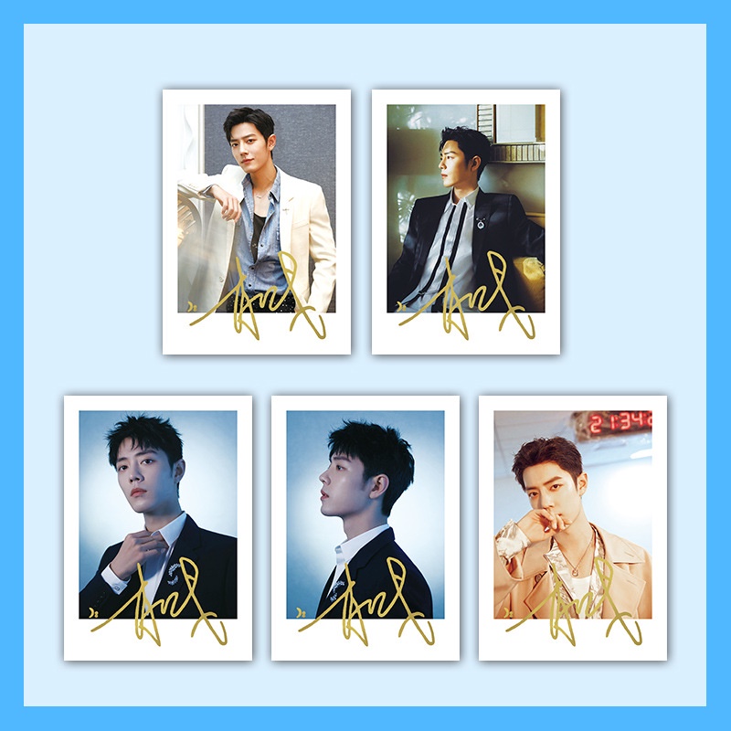 Thẻ Ảnh In Hình Ca Sĩ Xiao Zhan Wang Yibo