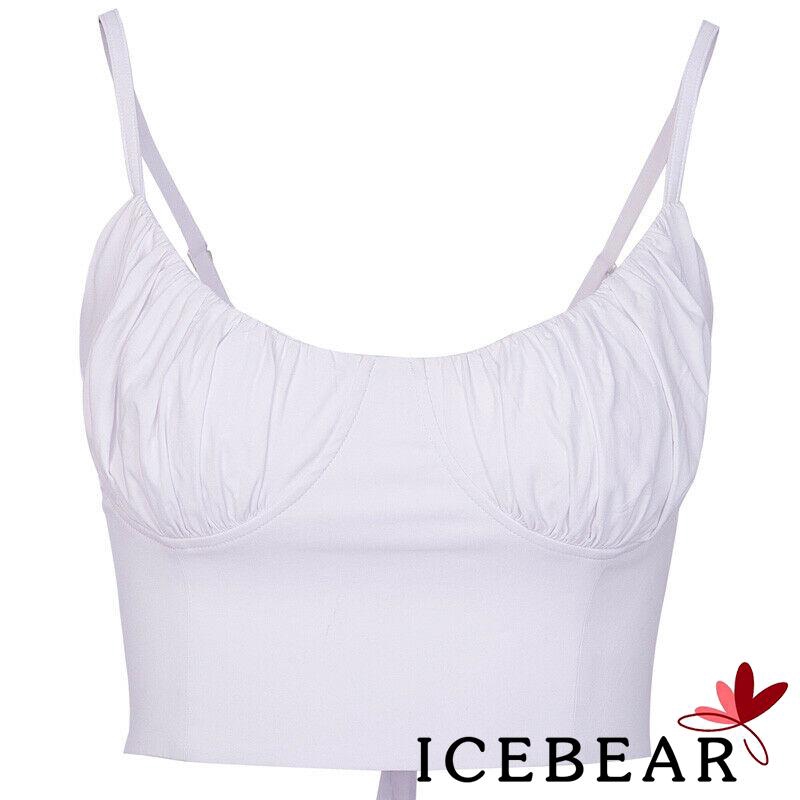 ✸ღ✸Sexy Womens Spaghetti Strap Sleevess Fit Vest Tank Crop Tops Summer Shirt