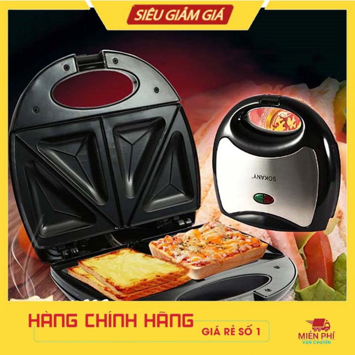 Máy Nướng Bánh Mỳ Sandwich Sokany