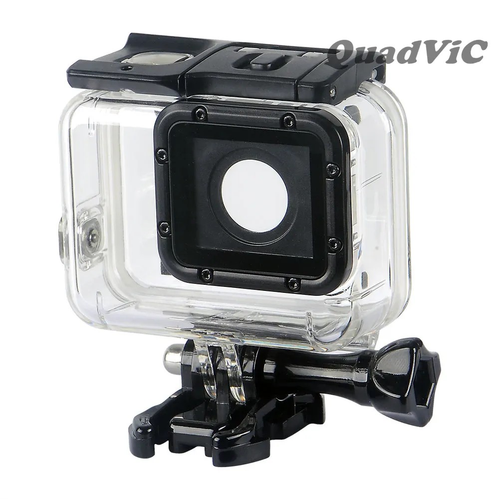 Waterproof case chống nước gopro 7 black 6 5 black + Đế thẳng và vít vặn N170 QuadViC | BigBuy360 - bigbuy360.vn